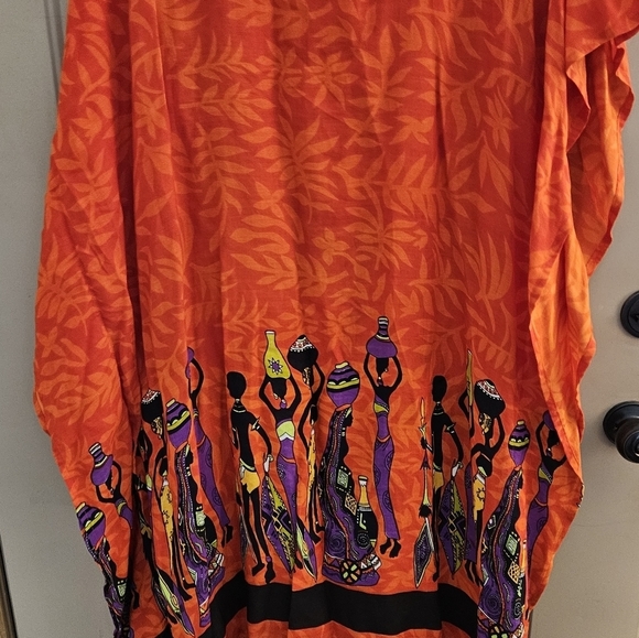 Meetu Magic Kaftan, Caftan, Swim cover, tribal pattern, boho, swimsuit, vacation - Picture 7 of 7